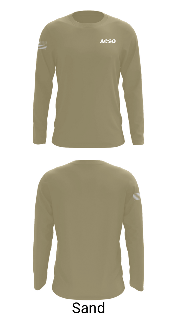 Long Sleeve Performance Shirt, ACSO, Police, Teamtime, Team time, sublimation, custom sports apparel, team uniforms, spirit wear, spiritwear, sports uniforms, custom shirts, team store, custom team store, fundraiser sports, apparel fundraiser