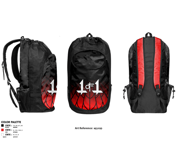 Gear Bag, 1 of 1 elite, Men's Basketball, Teamtime, Team time, sublimation, custom sports apparel, team uniforms, spirit wear, spiritwear, sports uniforms, custom shirts, team store, custom team store, fundraiser sports, apparel fundraiser