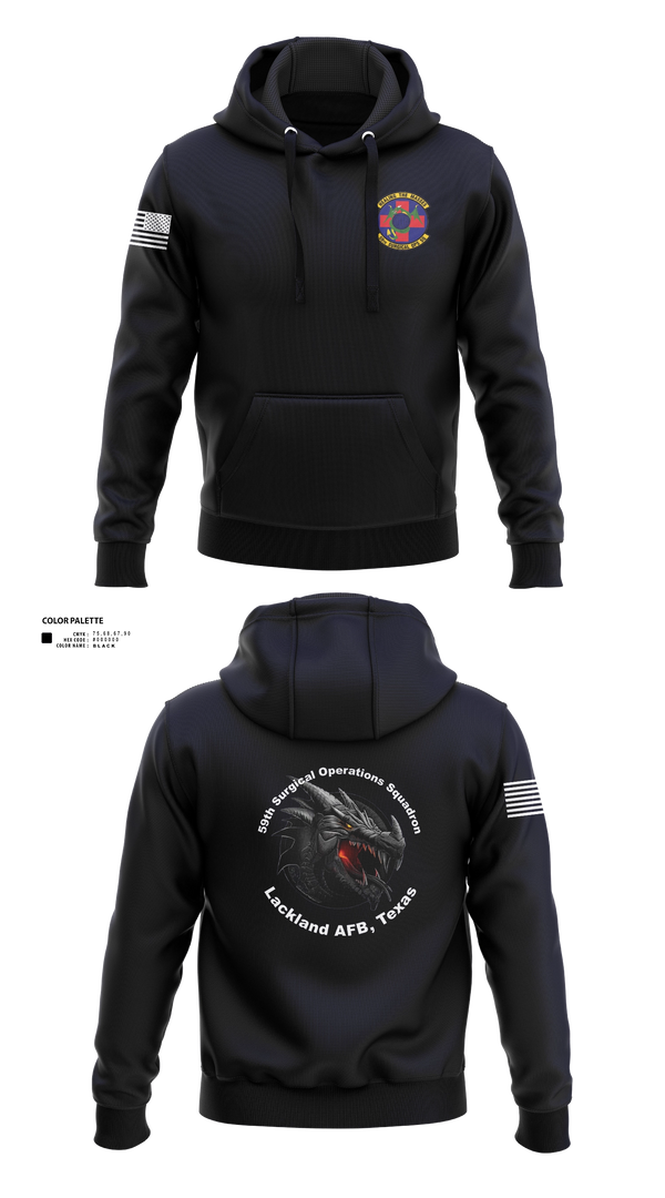 Hoodie, 59th Surgical Operations Squadron, Air Force, Teamtime, Team time, sublimation, custom sports apparel, team uniforms, spirit wear, spiritwear, sports uniforms, custom shirts, team store, custom team store, fundraiser sports, apparel fundraiser