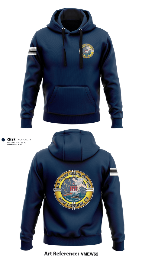 Hoodie, Station New London, Coast Guard, Teamtime, Team time, sublimation, custom sports apparel, team uniforms, spirit wear, spiritwear, sports uniforms, custom shirts, team store, custom team store, fundraiser sports, apparel fundraiser