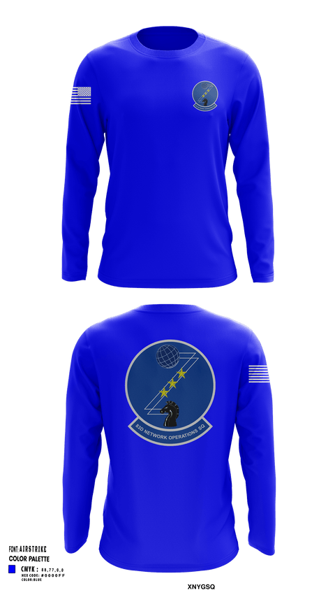 Long Sleeve Performance Shirt, 83 NOS, Air Force, Teamtime, Team time, sublimation, custom sports apparel, team uniforms, spirit wear, spiritwear, sports uniforms, custom shirts, team store, custom team store, fundraiser sports, apparel fundraiser