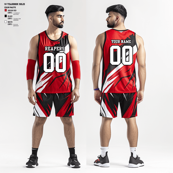 Basketball Uniform, Reapers, Men's Basketball, Teamtime, Team time, sublimation, custom sports apparel, team uniforms, spirit wear, spiritwear, sports uniforms, custom shirts, team store, custom team store, fundraiser sports, apparel fundraiser