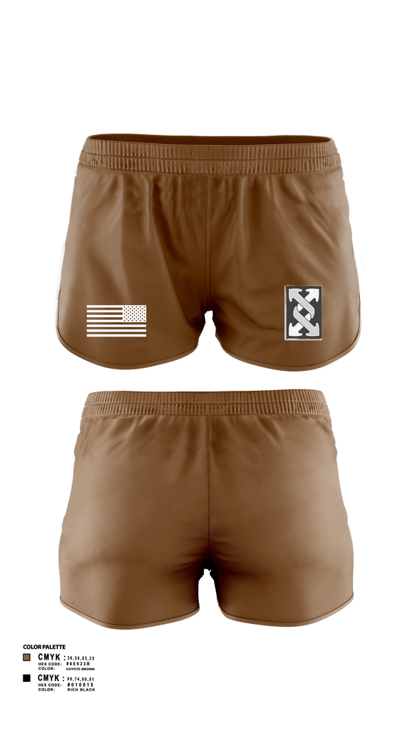 Women's Shorts, 623rd ICTC, Army, Teamtime, Team time, sublimation, custom sports apparel, team uniforms, spirit wear, spiritwear, sports uniforms, custom shirts, team store, custom team store, fundraiser sports, apparel fundraiser