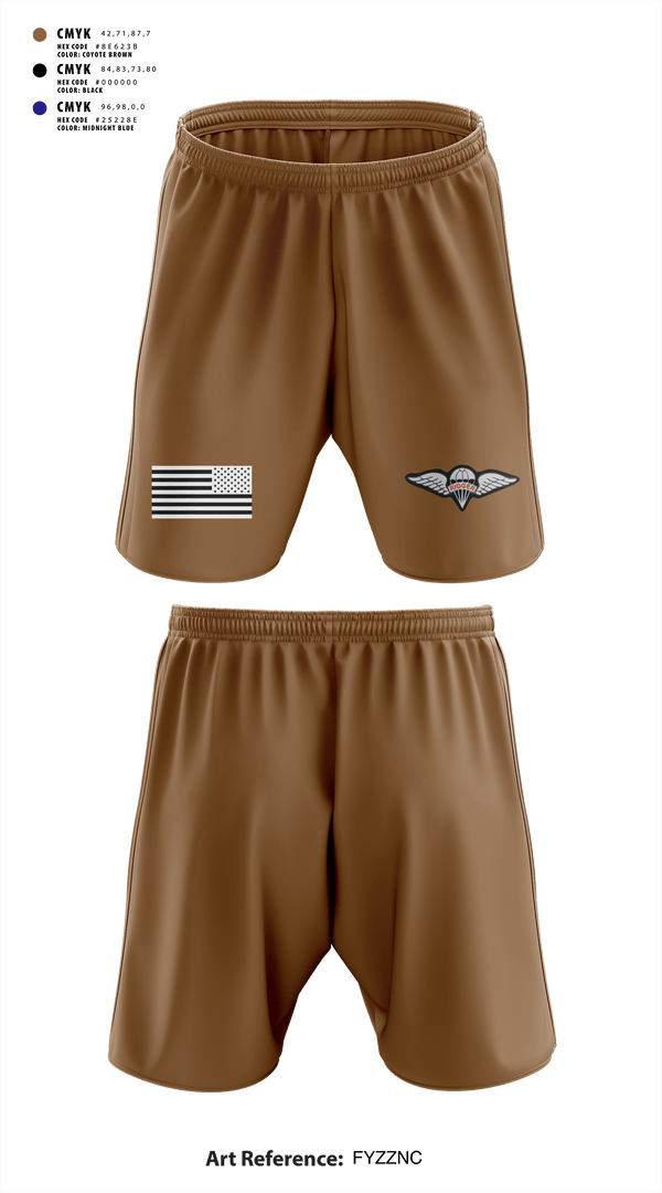 Athletic Shorts With Pockets, 824th QM CO (CADC-A), Army, Teamtime, Team time, sublimation, custom sports apparel, team uniforms, spirit wear, spiritwear, sports uniforms, custom shirts, team store, custom team store, fundraiser sports, apparel fundraiser