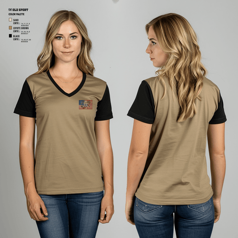 Women's Short Sleeve Vneck Shirt, Andrews Devildawgs, Baseball, Teamtime, Team time, sublimation, custom sports apparel, team uniforms, spirit wear, spiritwear, sports uniforms, custom shirts, team store, custom team store, fundraiser sports, apparel fundraiser