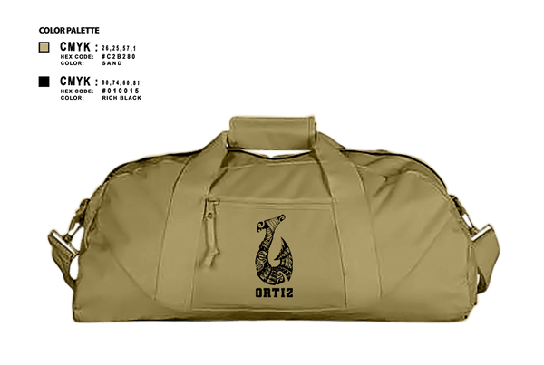 Duffle Bag, Ortiz, Marines, Teamtime, Team time, sublimation, custom sports apparel, team uniforms, spirit wear, spiritwear, sports uniforms, custom shirts, team store, custom team store, fundraiser sports, apparel fundraiser