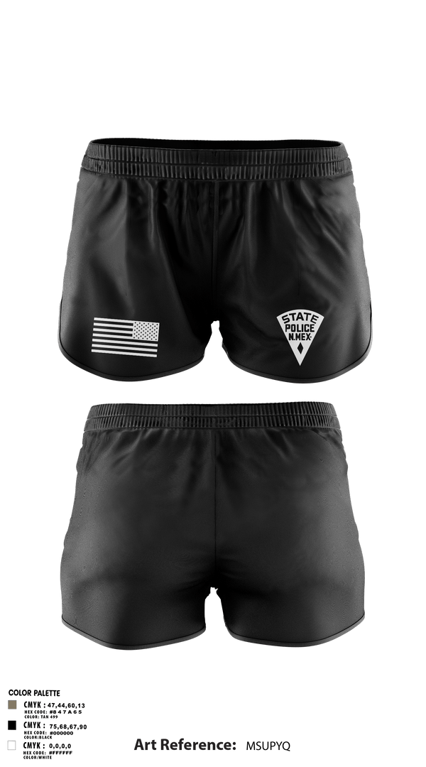 Ranger Panties, New Mexico State Police D8, Police, Teamtime, Team time, sublimation, custom sports apparel, team uniforms, spirit wear, spiritwear, sports uniforms, custom shirts, team store, custom team store, fundraiser sports, apparel fundraiser