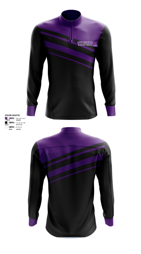 Quarter Zip Jacket, 04 elite, Men's Basketball, Teamtime, Team time, sublimation, custom sports apparel, team uniforms, spirit wear, spiritwear, sports uniforms, custom shirts, team store, custom team store, fundraiser sports, apparel fundraiser