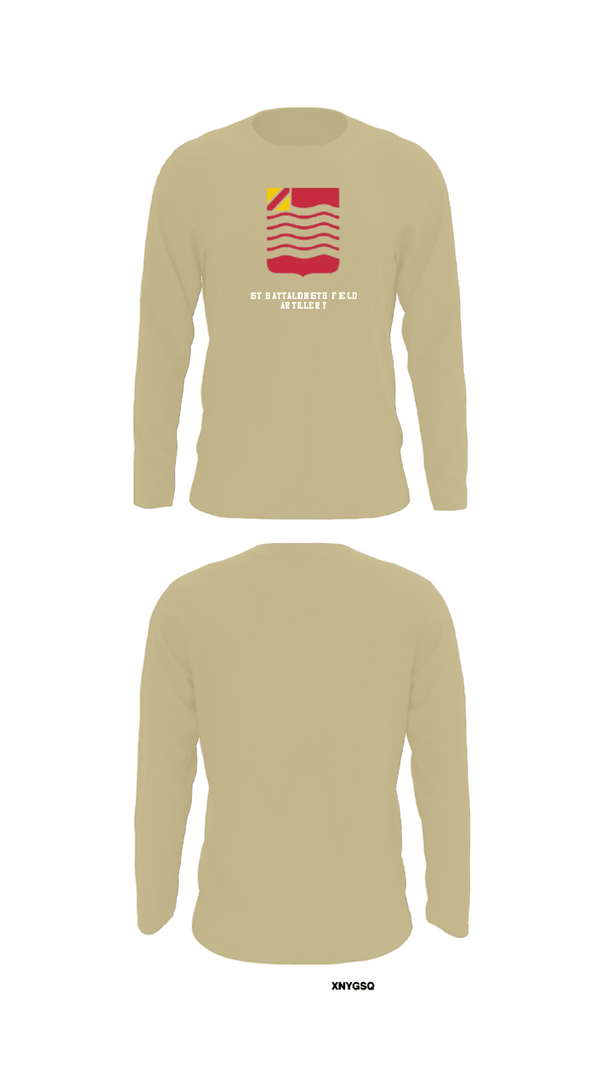 Long Sleeve Performance Shirt, 1st Battalion 15th Field Artillery, Army, Teamtime, Team time, sublimation, custom sports apparel, team uniforms, spirit wear, spiritwear, sports uniforms, custom shirts, team store, custom team store, fundraiser sports, apparel fundraiser