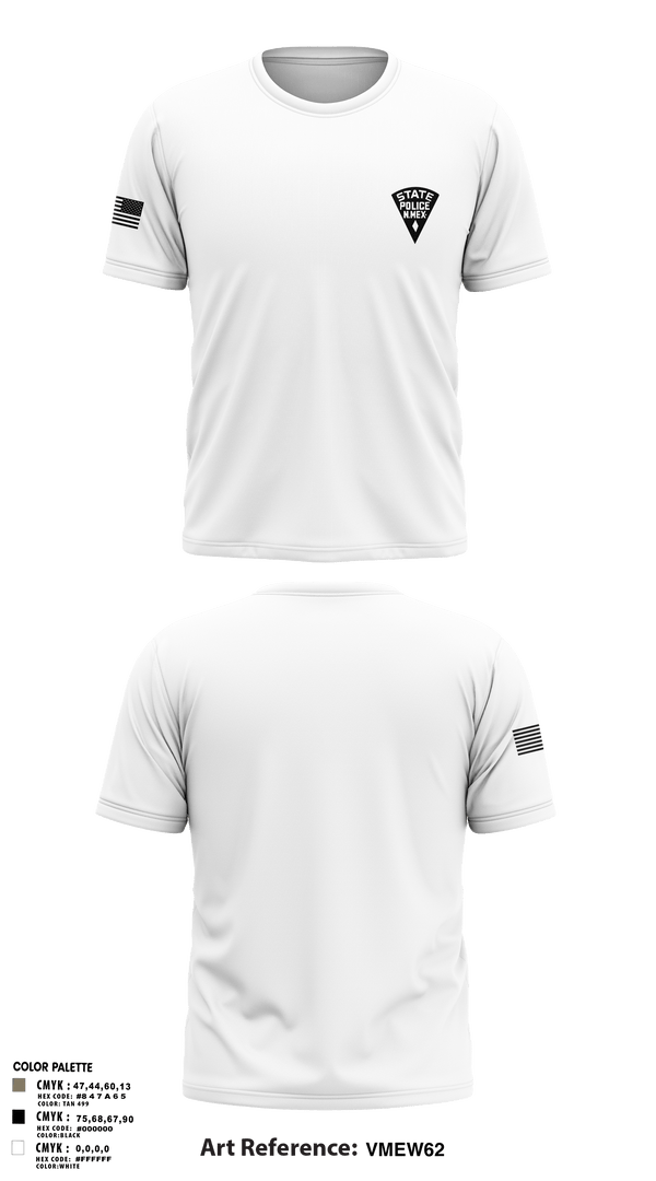Short Sleeve Performance Shirt, New Mexico State Police D8, Police, Teamtime, Team time, sublimation, custom sports apparel, team uniforms, spirit wear, spiritwear, sports uniforms, custom shirts, team store, custom team store, fundraiser sports, apparel fundraiser