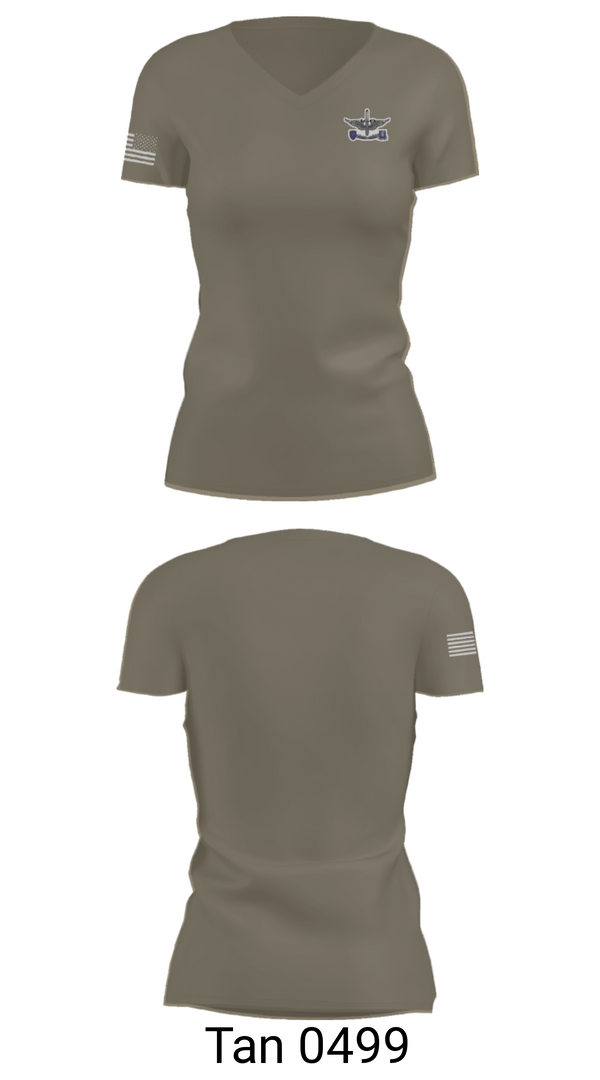 Women's Short Sleeve Vneck Shirt, HCS 935th Aviation support battalion, , Teamtime, Team time, sublimation, custom sports apparel, team uniforms, spirit wear, spiritwear, sports uniforms, custom shirts, team store, custom team store, fundraiser sports, apparel fundraiser