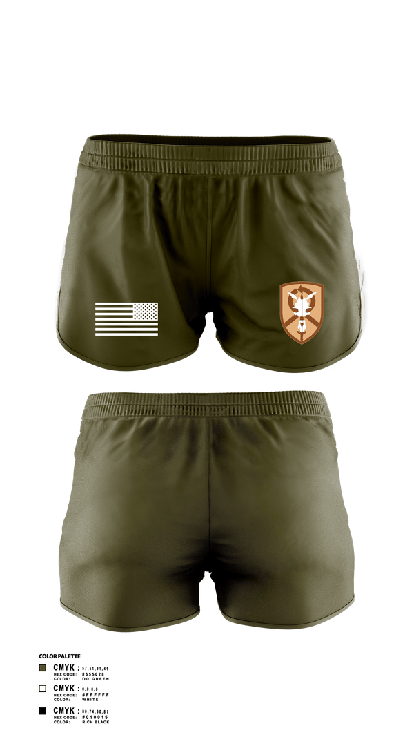 Women's Shorts, 1st Platoon, 423 TC1st Platoon, 423 TC, , Teamtime, Team time, sublimation, custom sports apparel, team uniforms, spirit wear, spiritwear, sports uniforms, custom shirts, team store, custom team store, fundraiser sports, apparel fundraiser