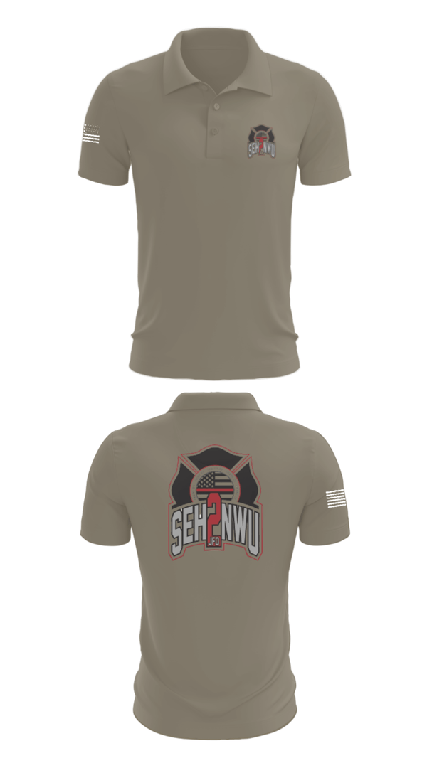 Short Sleeve Performance Polo, SEHNWU, Fire Department, Teamtime, Team time, sublimation, custom sports apparel, team uniforms, spirit wear, spiritwear, sports uniforms, custom shirts, team store, custom team store, fundraiser sports, apparel fundraiser