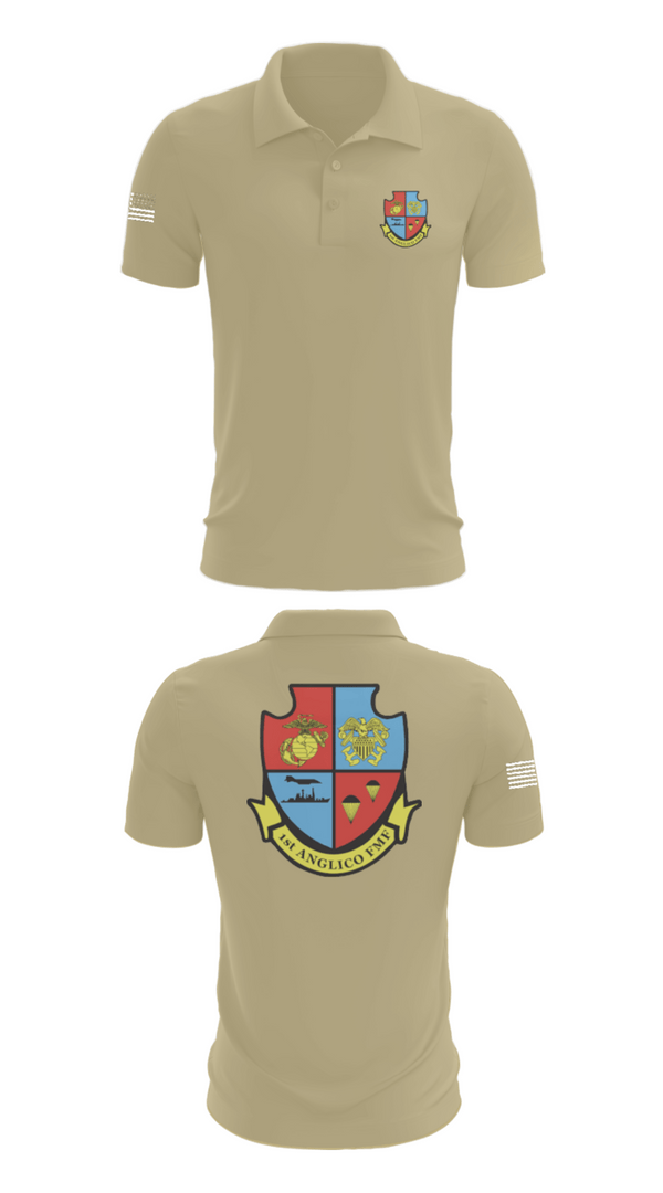 Short Sleeve Performance Polo, 1st Anglico, , Teamtime, Team time, sublimation, custom sports apparel, team uniforms, spirit wear, spiritwear, sports uniforms, custom shirts, team store, custom team store, fundraiser sports, apparel fundraiser
