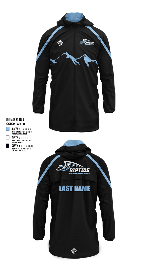 Windbreaker, Riptide Swim Team, Swimming, Teamtime, Team time, sublimation, custom sports apparel, team uniforms, spirit wear, spiritwear, sports uniforms, custom shirts, team store, custom team store, fundraiser sports, apparel fundraiser