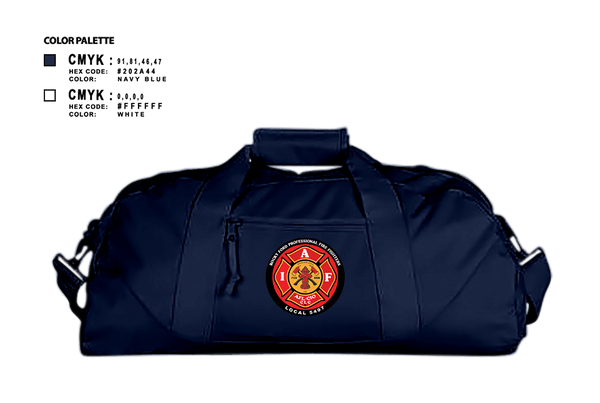 Duffle Bag, Rocky Ford Professional Firefighters Local 5497, Fire Department, Teamtime, Team time, sublimation, custom sports apparel, team uniforms, spirit wear, spiritwear, sports uniforms, custom shirts, team store, custom team store, fundraiser sports, apparel fundraiser