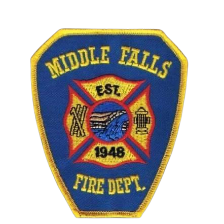 Middle Falls Fire Department Stainless Steel Water Bottle with a Straw Lid