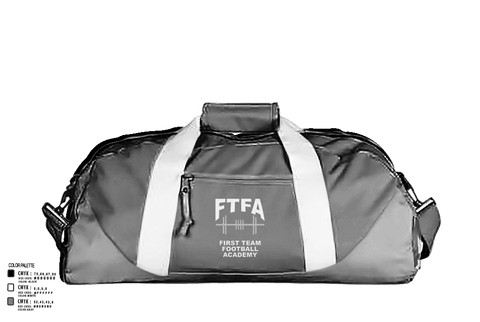 Duffle Bag, First Team Football Academy, Football, Teamtime, Team time, sublimation, custom sports apparel, team uniforms, spirit wear, spiritwear, sports uniforms, custom shirts, team store, custom team store, fundraiser sports, apparel fundraiser