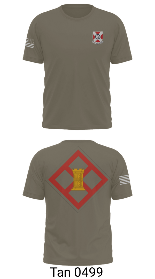 Short Sleeve Performance Shirt, 322 EN CO, Army, Teamtime, Team time, sublimation, custom sports apparel, team uniforms, spirit wear, spiritwear, sports uniforms, custom shirts, team store, custom team store, fundraiser sports, apparel fundraiser
