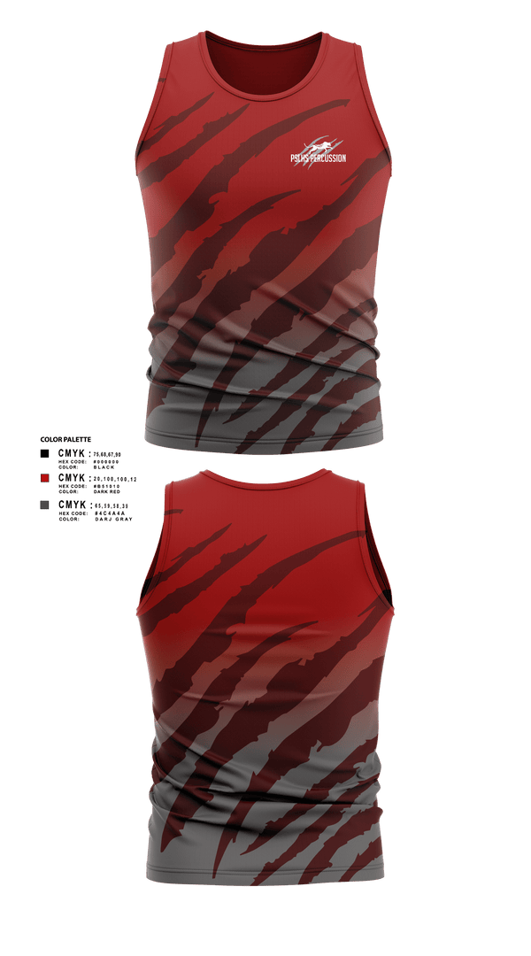 Tank Top, PSLHS Percussion, Men's Soccer, Teamtime, Team time, sublimation, custom sports apparel, team uniforms, spirit wear, spiritwear, sports uniforms, custom shirts, team store, custom team store, fundraiser sports, apparel fundraiser