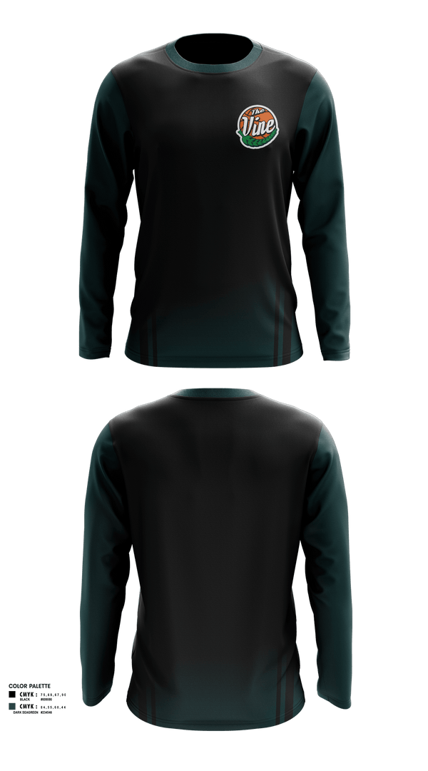 Long Sleeve Performance Shirt, Vine, Men's Basketball, Teamtime, Team time, sublimation, custom sports apparel, team uniforms, spirit wear, spiritwear, sports uniforms, custom shirts, team store, custom team store, fundraiser sports, apparel fundraiser
