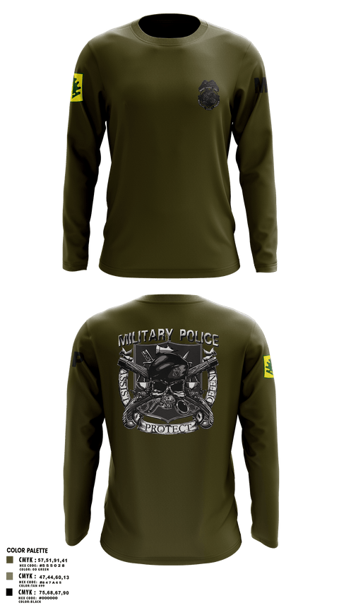 Long Sleeve Performance Shirt, 307TH Military Police Company, , Teamtime, Team time, sublimation, custom sports apparel, team uniforms, spirit wear, spiritwear, sports uniforms, custom shirts, team store, custom team store, fundraiser sports, apparel fundraiser