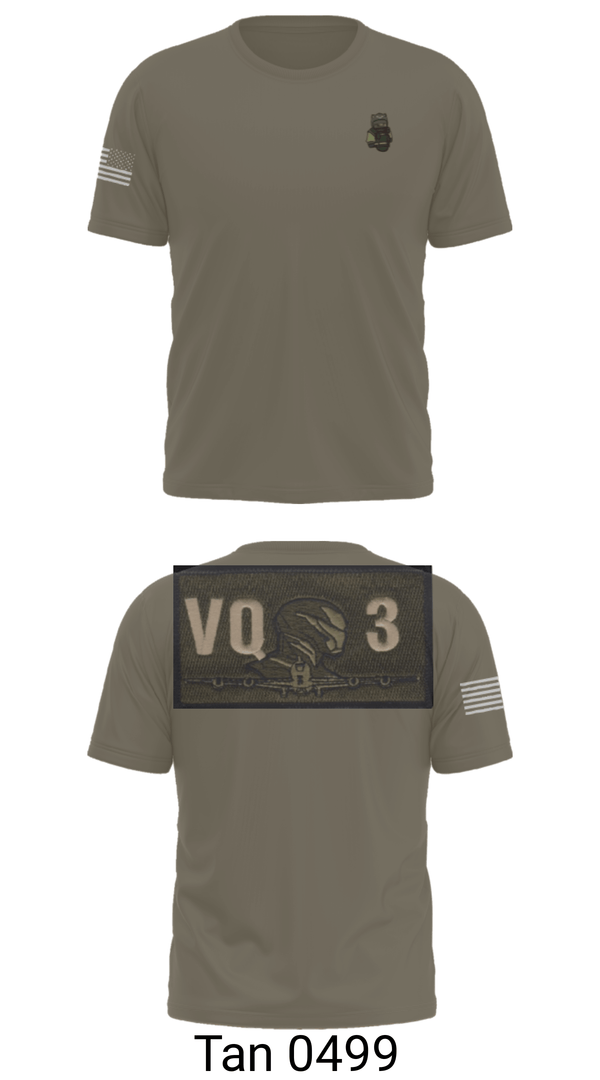 Short Sleeve Performance Shirt, VQ-3 DET TRVS, Navy, Teamtime, Team time, sublimation, custom sports apparel, team uniforms, spirit wear, spiritwear, sports uniforms, custom shirts, team store, custom team store, fundraiser sports, apparel fundraiser