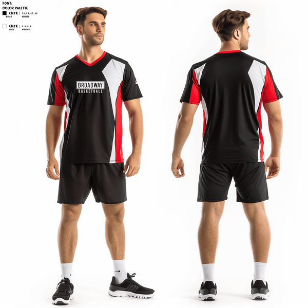 Short Sleeve Performance Shirt, BROADWAY, Men's Volleyball, Teamtime, Team time, sublimation, custom sports apparel, team uniforms, spirit wear, spiritwear, sports uniforms, custom shirts, team store, custom team store, fundraiser sports, apparel fundraiser