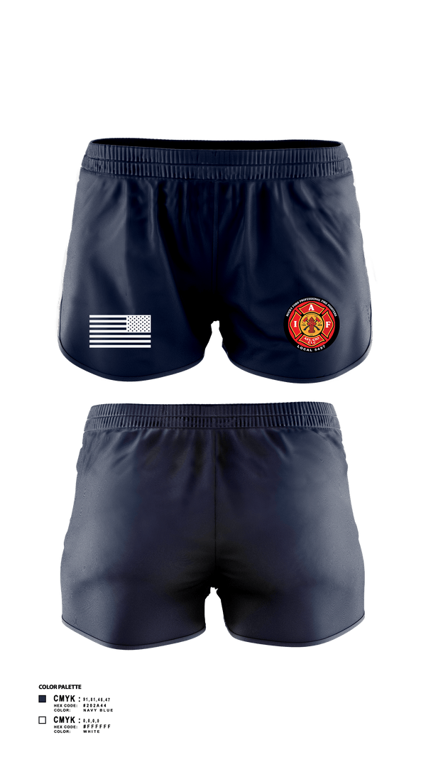 Women's Shorts, Rocky Ford Professional Firefighters Local 5497, Fire Department, Teamtime, Team time, sublimation, custom sports apparel, team uniforms, spirit wear, spiritwear, sports uniforms, custom shirts, team store, custom team store, fundraiser sports, apparel fundraiser