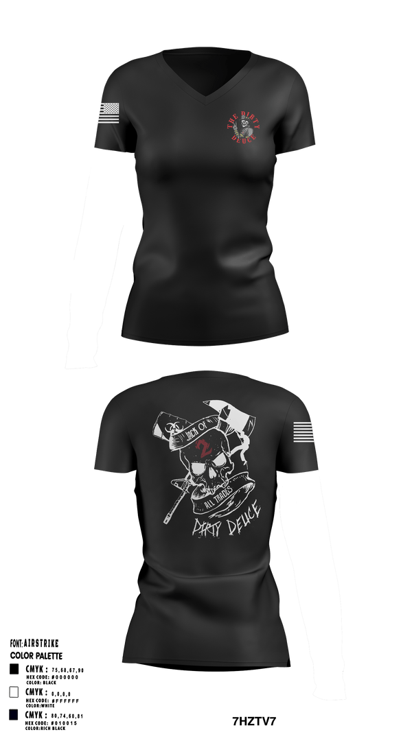 Women's Short Sleeve Vneck Shirt, 386th ECES/CEF, Fire Department, Teamtime, Team time, sublimation, custom sports apparel, team uniforms, spirit wear, spiritwear, sports uniforms, custom shirts, team store, custom team store, fundraiser sports, apparel fundraiser