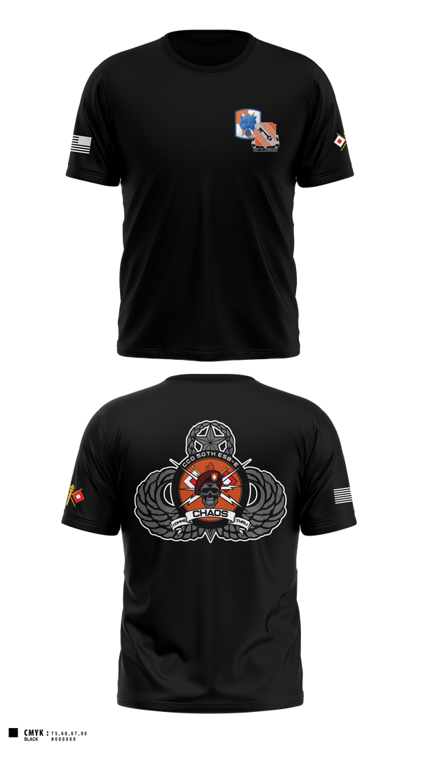 Short Sleeve Performance Shirt, 50th ESB-E, C. Co., Army, Teamtime, Team time, sublimation, custom sports apparel, team uniforms, spirit wear, spiritwear, sports uniforms, custom shirts, team store, custom team store, fundraiser sports, apparel fundraiser