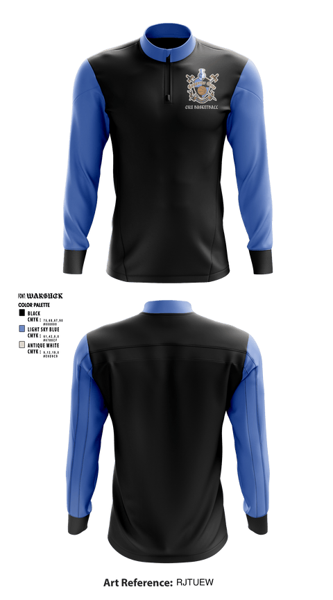 Quarter Zip Jacket, Crusaders, Men's Basketball, Teamtime, Team time, sublimation, custom sports apparel, team uniforms, spirit wear, spiritwear, sports uniforms, custom shirts, team store, custom team store, fundraiser sports, apparel fundraiser
