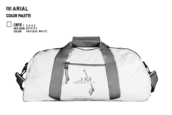 Duffle Bag, JM Pressure CleaningJM Pressure Cleaning, , Teamtime, Team time, sublimation, custom sports apparel, team uniforms, spirit wear, spiritwear, sports uniforms, custom shirts, team store, custom team store, fundraiser sports, apparel fundraiser