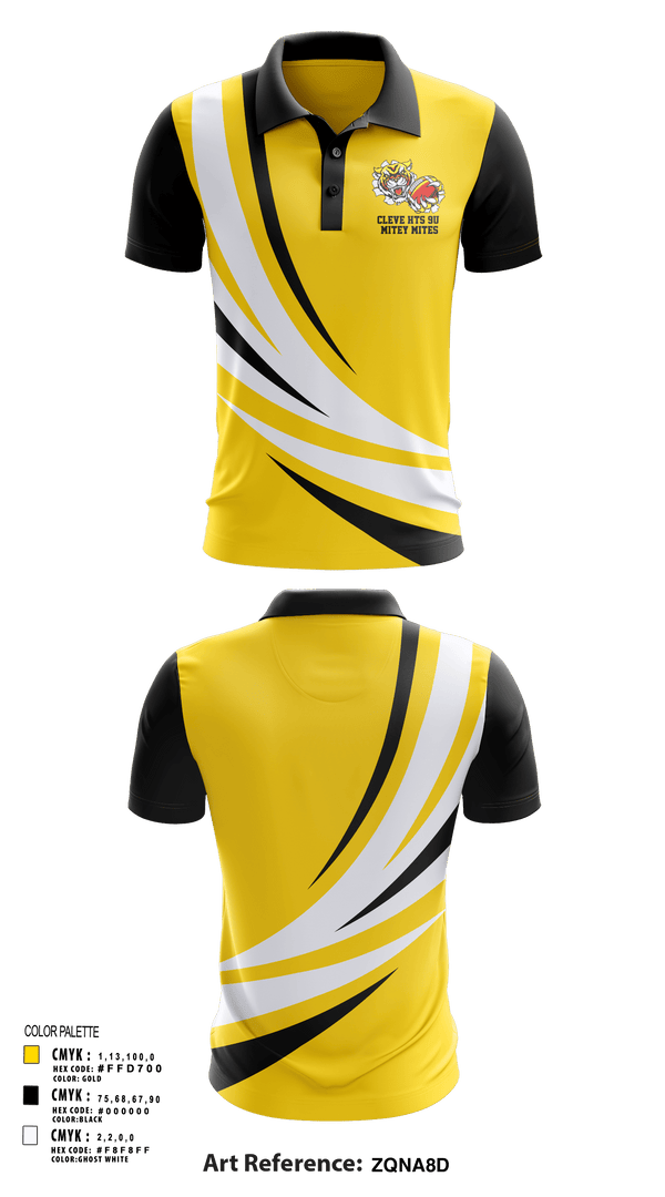 Short Sleeve Performance Polo, Cleve hts 9U Mitey Mites, Football, Teamtime, Team time, sublimation, custom sports apparel, team uniforms, spirit wear, spiritwear, sports uniforms, custom shirts, team store, custom team store, fundraiser sports, apparel fundraiser