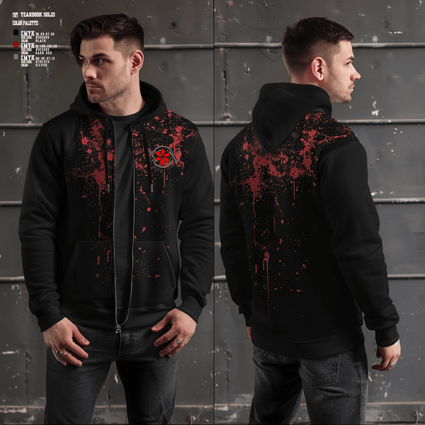 Zip Hoodie, 10-10 Jiu Jitsu, Wrestling, Teamtime, Team time, sublimation, custom sports apparel, team uniforms, spirit wear, spiritwear, sports uniforms, custom shirts, team store, custom team store, fundraiser sports, apparel fundraiser