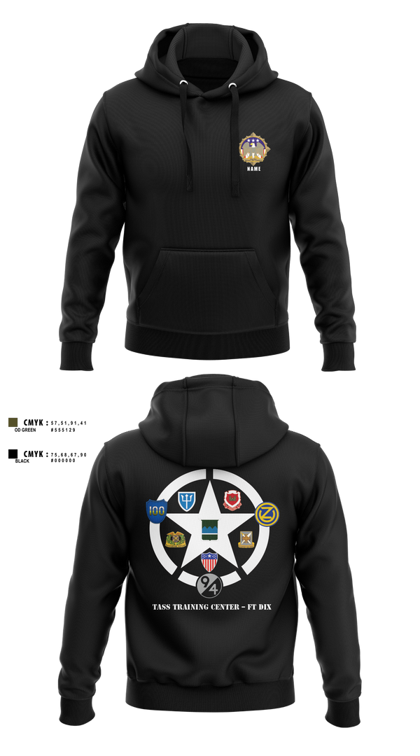 Hoodie, 80th TC, TTC-Dix, Army, Teamtime, Team time, sublimation, custom sports apparel, team uniforms, spirit wear, spiritwear, sports uniforms, custom shirts, team store, custom team store, fundraiser sports, apparel fundraiser
