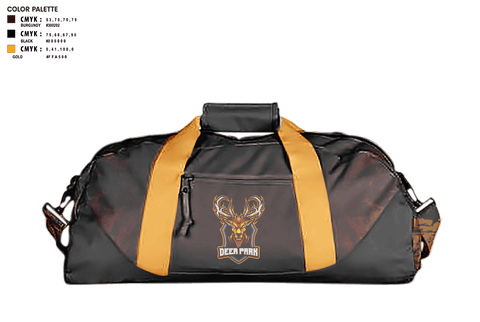 Duffle Bag, Deer park bucks, Men's Basketball, Teamtime, Team time, sublimation, custom sports apparel, team uniforms, spirit wear, spiritwear, sports uniforms, custom shirts, team store, custom team store, fundraiser sports, apparel fundraiser