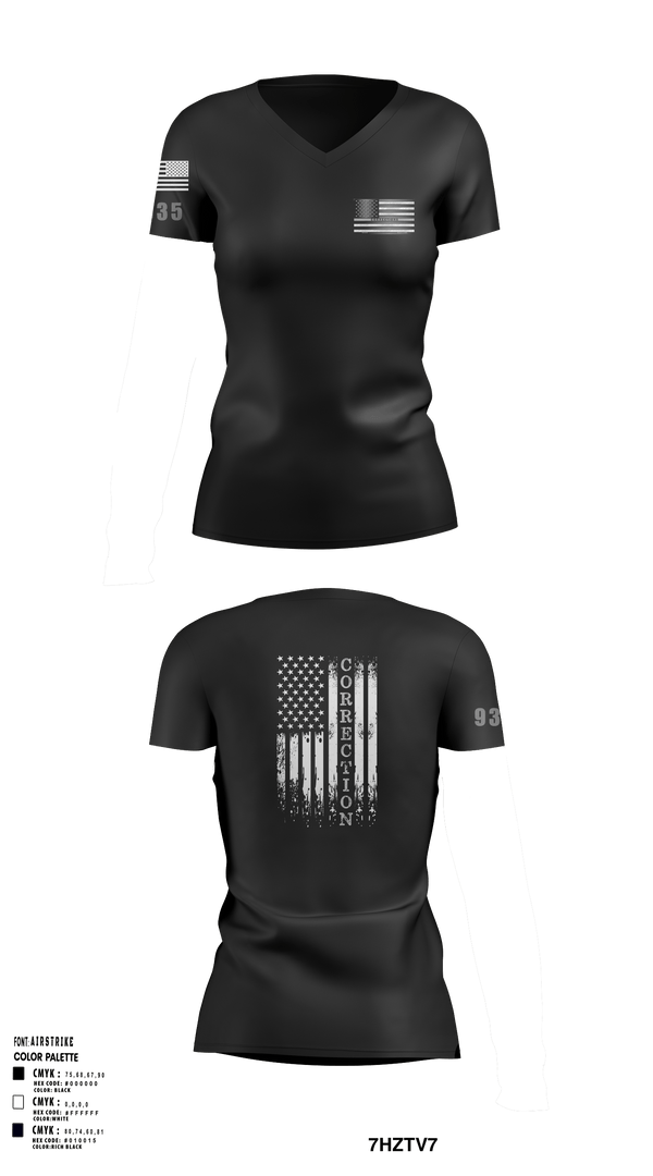 Women's Short Sleeve Vneck Shirt, 285Corrections, , Teamtime, Team time, sublimation, custom sports apparel, team uniforms, spirit wear, spiritwear, sports uniforms, custom shirts, team store, custom team store, fundraiser sports, apparel fundraiser