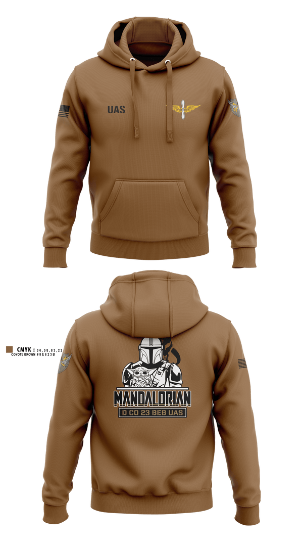 Hoodie, 23rd BEB UAS, Army, Teamtime, Team time, sublimation, custom sports apparel, team uniforms, spirit wear, spiritwear, sports uniforms, custom shirts, team store, custom team store, fundraiser sports, apparel fundraiser