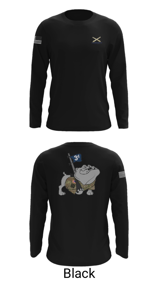 Long Sleeve Performance Shirt, 3ID divarty, Army, Teamtime, Team time, sublimation, custom sports apparel, team uniforms, spirit wear, spiritwear, sports uniforms, custom shirts, team store, custom team store, fundraiser sports, apparel fundraiser