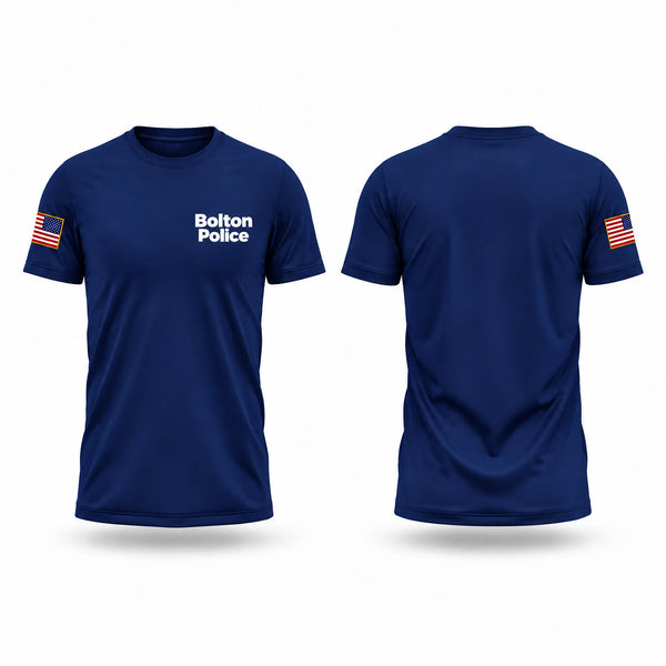 Old School Cotton Feel Shirt, Bolton Police, Police, Teamtime, Team time, sublimation, custom sports apparel, team uniforms, spirit wear, spiritwear, sports uniforms, custom shirts, team store, custom team store, fundraiser sports, apparel fundraiser