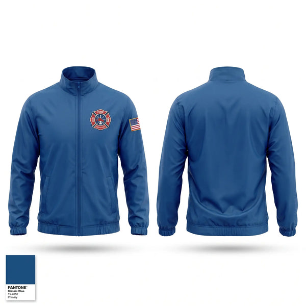 Windbreaker, Spottsville Community Fire Department, Fire Department, Teamtime, Team time, sublimation, custom sports apparel, team uniforms, spirit wear, spiritwear, sports uniforms, custom shirts, team store, custom team store, fundraiser sports, apparel fundraiser