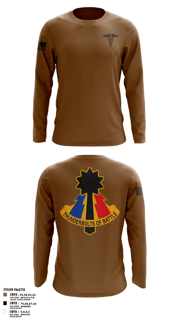 Long Sleeve Performance Shirt, 194th AR BDE HRT Medics, Army, Teamtime, Team time, sublimation, custom sports apparel, team uniforms, spirit wear, spiritwear, sports uniforms, custom shirts, team store, custom team store, fundraiser sports, apparel fundraiser