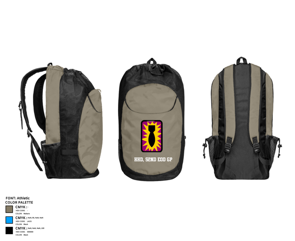 Gear Bag, HHD, 52ND EOD GP, , Teamtime, Team time, sublimation, custom sports apparel, team uniforms, spirit wear, spiritwear, sports uniforms, custom shirts, team store, custom team store, fundraiser sports, apparel fundraiser