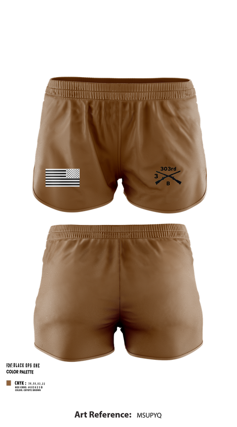 Ranger Panties, 3 303rd B TRP, , Teamtime, Team time, sublimation, custom sports apparel, team uniforms, spirit wear, spiritwear, sports uniforms, custom shirts, team store, custom team store, fundraiser sports, apparel fundraiser