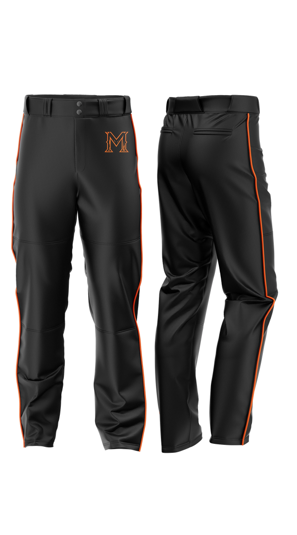 Baseball Pants, MONTVILLE, Baseball, Teamtime, Team time, sublimation, custom sports apparel, team uniforms, spirit wear, spiritwear, sports uniforms, custom shirts, team store, custom team store, fundraiser sports, apparel fundraiser