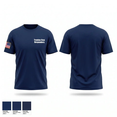 Old School Cotton Feel Shirt, Trenton First Responders, EMS/EMT, Teamtime, Team time, sublimation, custom sports apparel, team uniforms, spirit wear, spiritwear, sports uniforms, custom shirts, team store, custom team store, fundraiser sports, apparel fundraiser