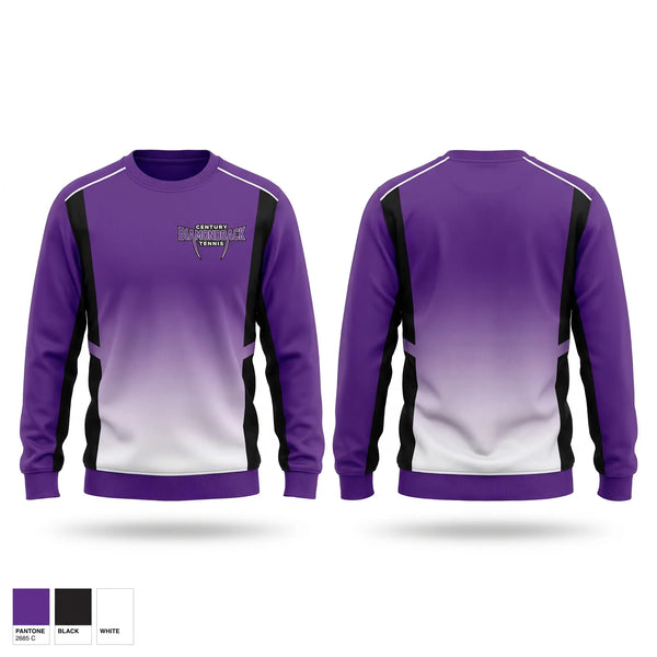 Crew Neck Sweatshirt, Century, Tennis, Teamtime, Team time, sublimation, custom sports apparel, team uniforms, spirit wear, spiritwear, sports uniforms, custom shirts, team store, custom team store, fundraiser sports, apparel fundraiser