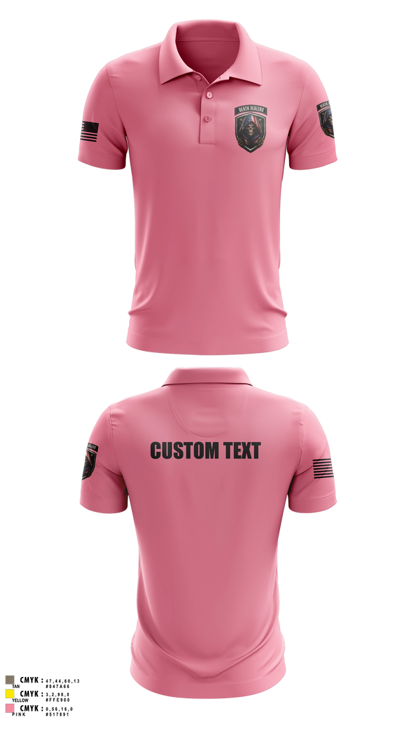Short Sleeve Performance Polo, Death DealersDeath Dealers Airsoft, Spirit Store, Teamtime, Team time, sublimation, custom sports apparel, team uniforms, spirit wear, spiritwear, sports uniforms, custom shirts, team store, custom team store, fundraiser sports, apparel fundraiser