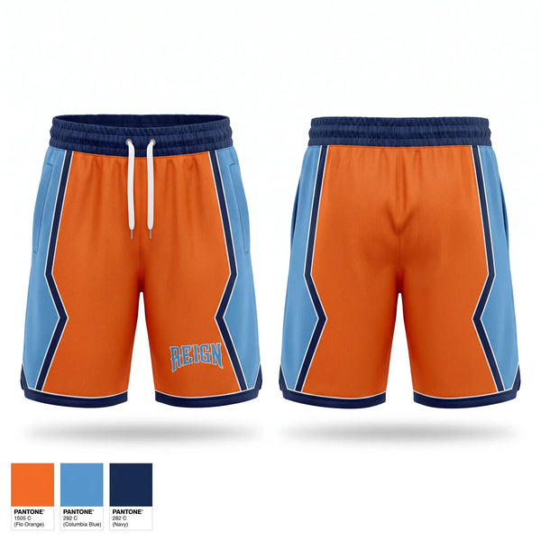 Athletic Shorts With Pockets, NoVA Reign Fastipitch, Softball, Teamtime, Team time, sublimation, custom sports apparel, team uniforms, spirit wear, spiritwear, sports uniforms, custom shirts, team store, custom team store, fundraiser sports, apparel fundraiser
